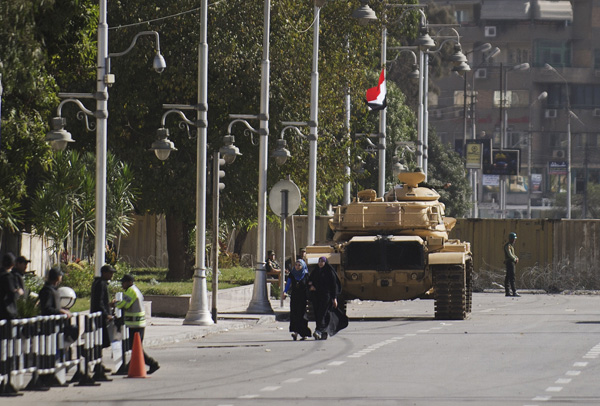 Panzer in Kairo (10. Dezember)
