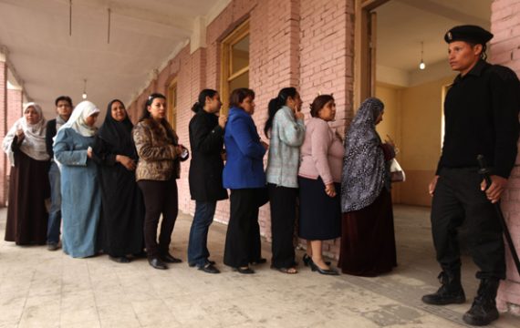 Wahllokal im Kairoer Stadtviertel Shubra