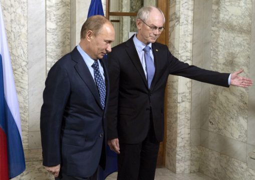 Wladimir Putin bei Herman Van Rompuy