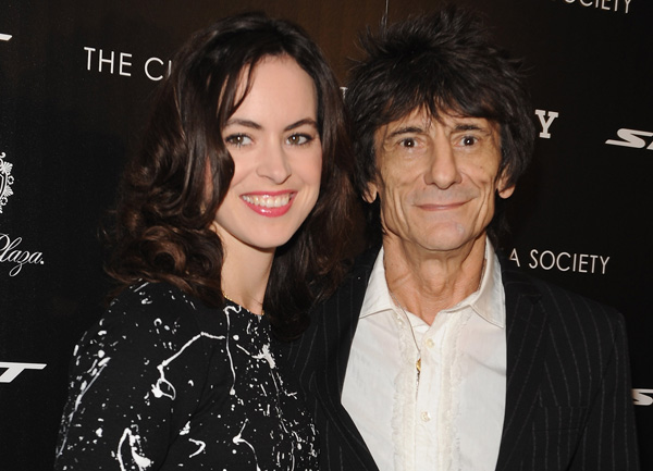 Sally Humphreys und Ronnie Wood