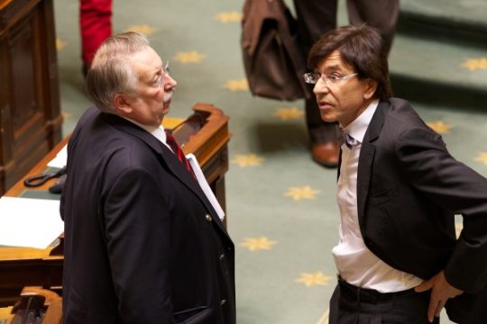 André Flahaut und Premier Elio Di Rupo