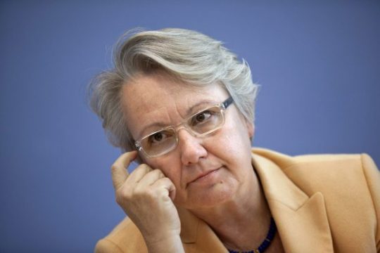 Die deutsche Bildungsministerin Annette Schavan