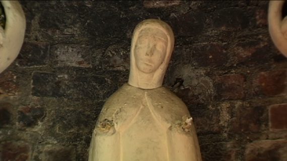 Statue der Raerener Künstlerin Maria Hasenmeier-Eulenbruch