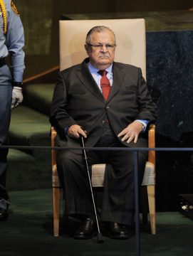 Iraks Präsident Dschalal Talabani (23.09.2011)