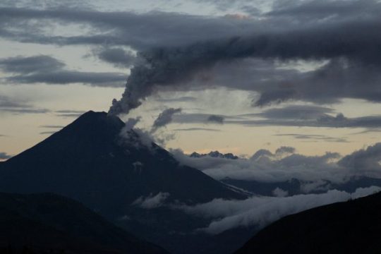 Tungurahua-Vulkan in Ecuador (Bild vom 7. Dezember 2010)