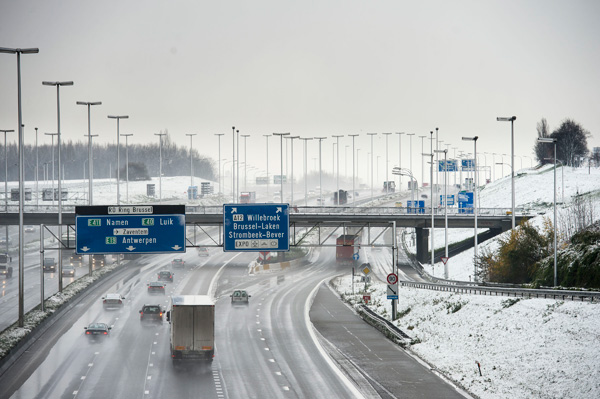 Winterwetter: Chaos auf den Autobahnen bislang ausgeblieben