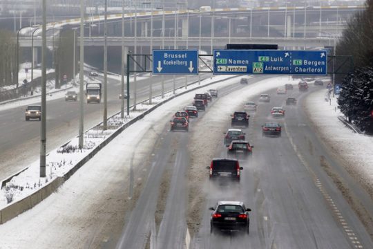 Winter auf den Autobahnen