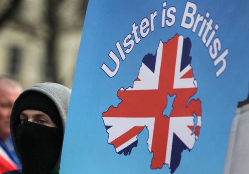 Pro-britischer Protestant in Belfast (12. Januar)