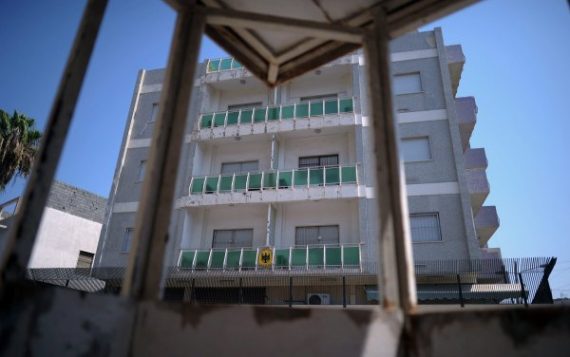 Blick auf die deutsche Botschaft in Bengasi