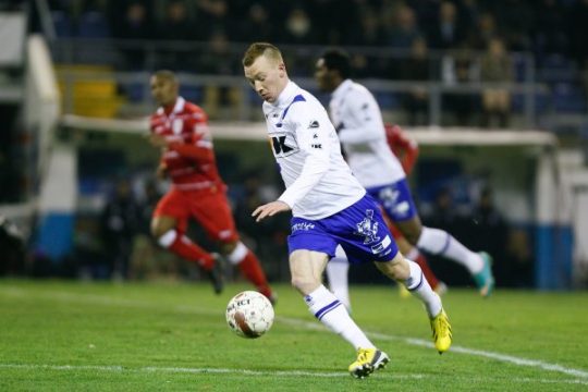 Christian Brüls im Einsatz gegen Standard Lüttich (19.1.)