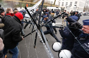 ArcelorMittal: Stahlarbeiter in Brüssel