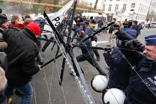 ArcelorMittal: Stahlarbeiter in Brüssel