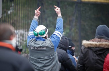 ArcelorMittal: Stahlarbeiter in Brüssel