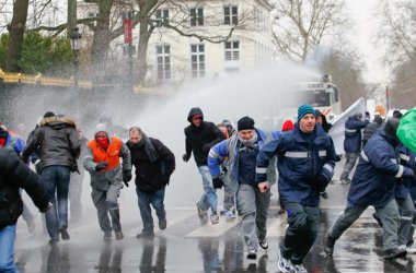 ArcelorMittal: Stahlarbeiter in Brüssel