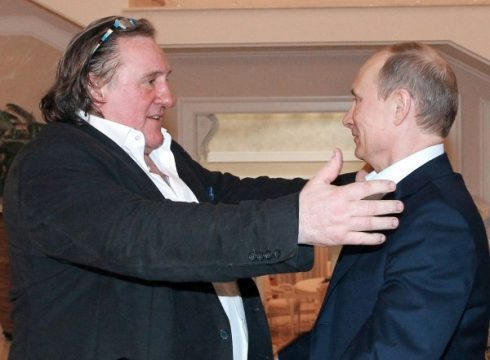 Schauspieler Gérard Depardieu und Kremlchef Wladimir Putin