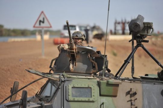 Französischer Soldat in Diabali