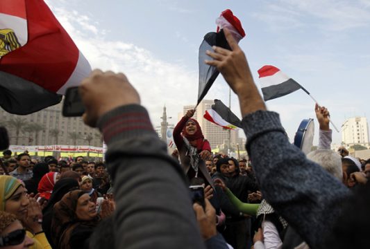 Zweiter Jahrestag der Revolution in Kairo