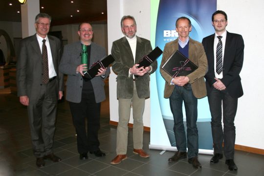 Neujahrsempfang des BRF: Ehrung langjähriger Personalmitglieder