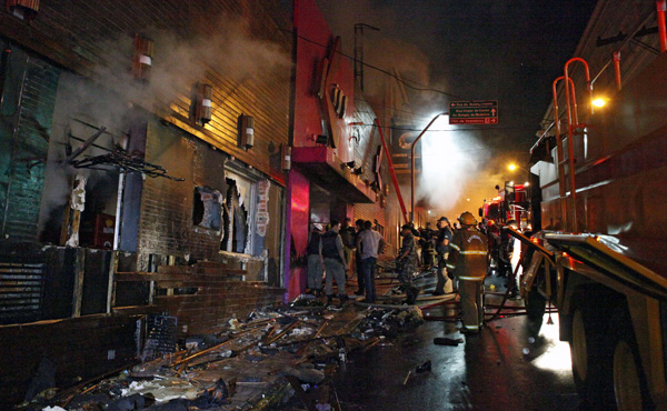 Nachtclub-Brand in Brasilien: 180 Tote