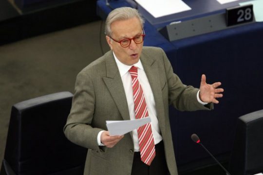 Der Fraktionsvorsitzende der Sozialisten im EU-Parlament, Hannes Swoboda