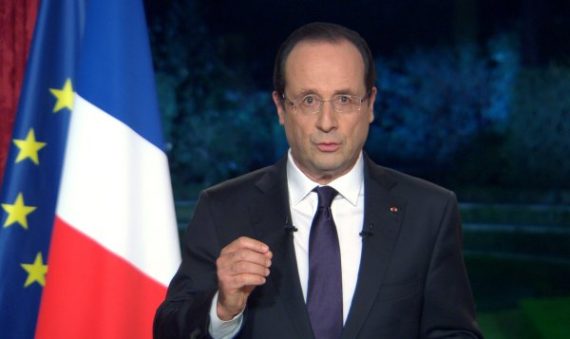 Der französische Präsident François Hollande