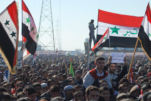 Proteste gegen Ministerpräsident Nuri al-Maliki in Samarra (2.1.)