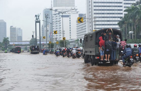 rÜberschwemmungen in Jakarta