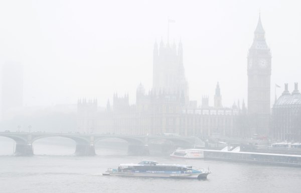 Schneefall in London