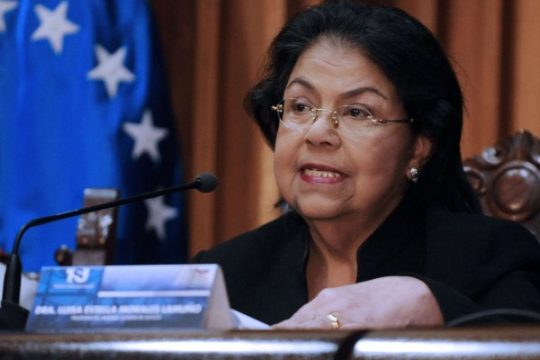 Luisa Estella Morales, Präsidentin des Obersten Gerichtshofes in Caracas