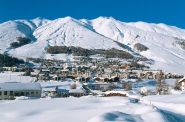 St. Moritz - Winterpanorama von Zuoz