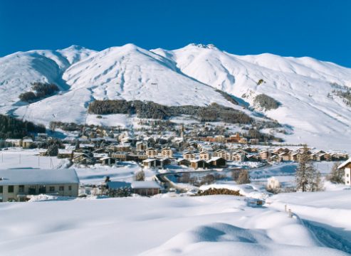 St. Moritz - Winterpanorama von Zuoz