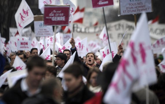 Demonstration gegen die Homo-Ehe in Paris