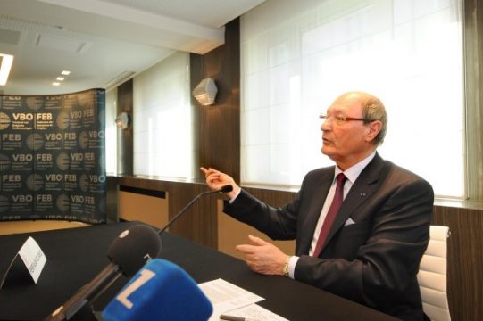 Pierre-Alain De Smedt, Präsident des Belgischen Unternehmerverbandes FEB (Bild von 2011)