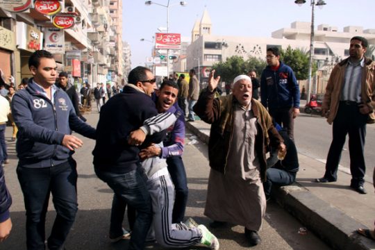 Nach dem Urteil brachen in Port Said Krawalle aus
