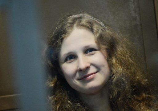 Die russische Pussy-Riot-Künstlerin Maria Aljochina (10.10.12.)