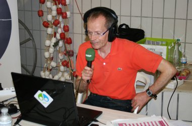 Schwimm-Marathon 2013: BRF-Reporter Michael Reul