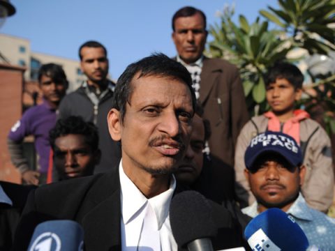 Anwalt Manohar Lal Sharma in Neu Delhi