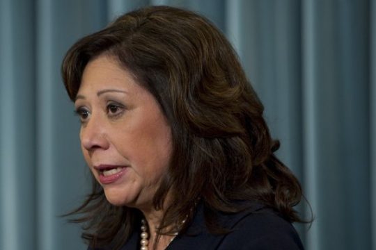 Die bisherige US-Arbeitsministerin Hilda Solis