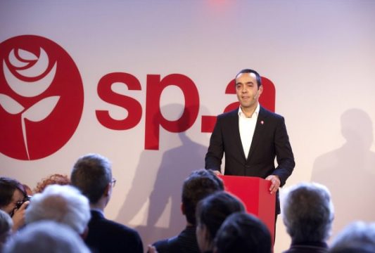 Bruno Tobback, beim Neujahrsempfang der SP.A
