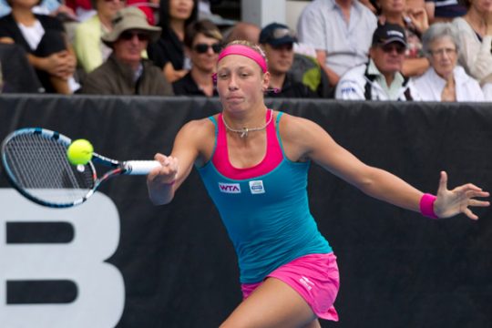 Auckland: Yanina Wickmayer steht im Halbfinale