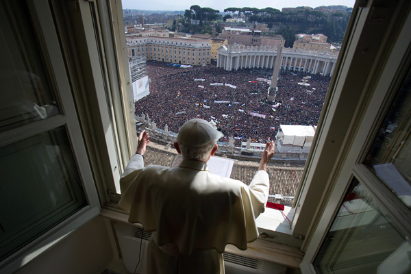 Letztes Angelus-Gebet für Papst Benedikt XVI.
