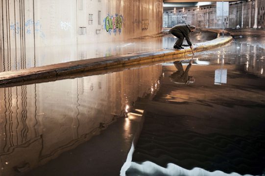 Heftiger Regen setzt Athen unter Wasser
