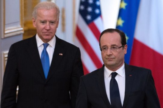 US-Vizepräsident Joe Biden und Frankreichs Präsident François Hollande