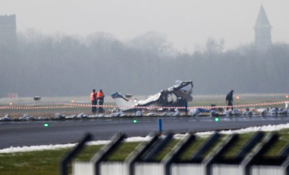 Flugzeugunglück in Charleroi - Fünf Tote