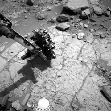 Marsrover "Curiosity" in Aktion (4. Februar)