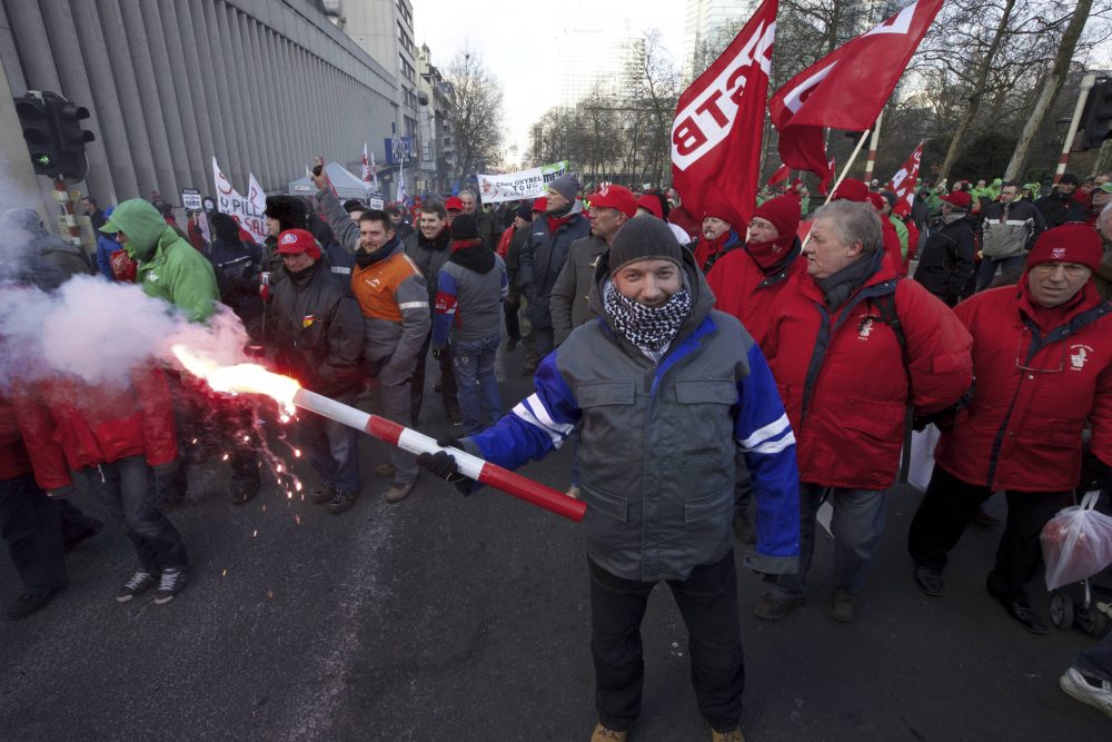 Großdemo in Brüssel