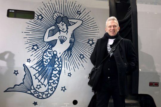 Jean-Paul Gaulthier bei der Ankunft in Rotterdam