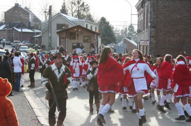 Karnevalszug in Gemmenich