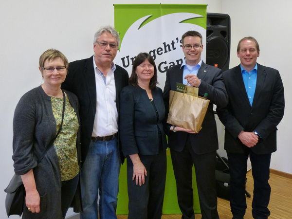 Franziska Franzen beim Neujahrsempfang der Grünen Bitburg-Prüm