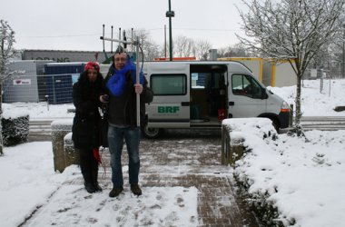 BRF-Reporter ziehen los: Heike Verheggen und Werner Müllender